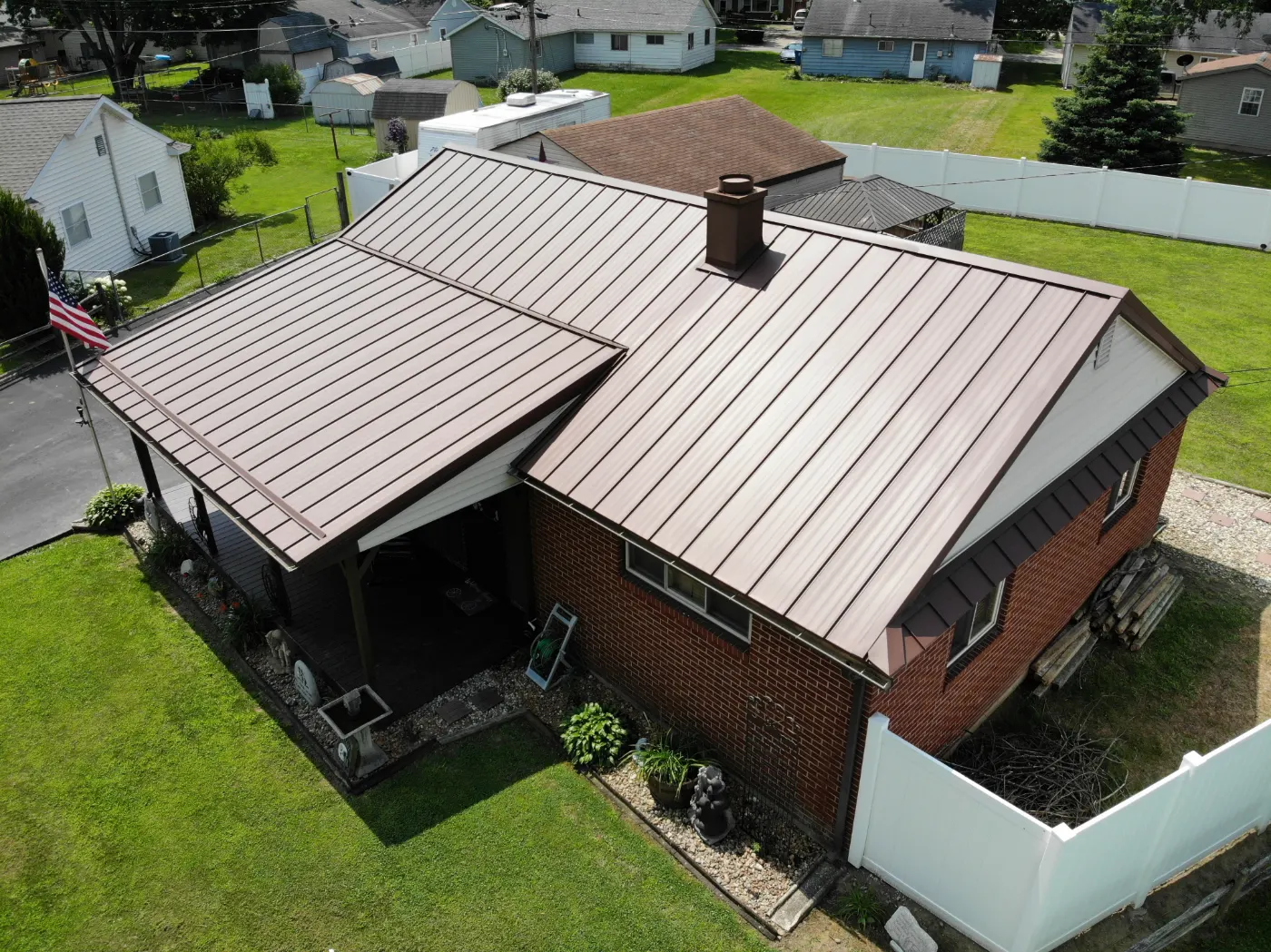 Commercial roof inspection documented in Eagle Trace